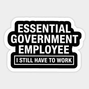 Government-Shutdown Sticker
